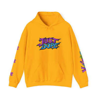 Just Dope Unisex Hooded Sweatshirt, Vivid Creations Graphic Sweatshirt, Best Hoodie for Men & Women