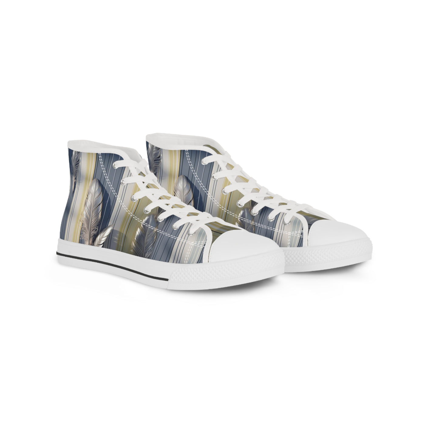 Men's High-Top Sneakers, Vivid Creations Designer Shoes