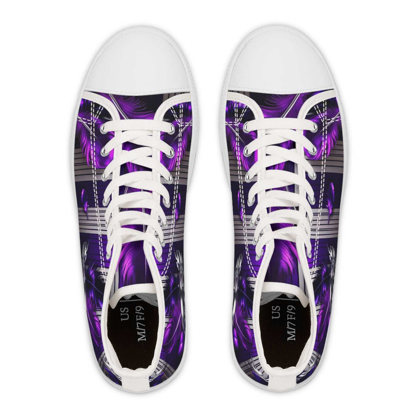 Women's High-Top Sneakers, Vivid Creations Designer Shoes