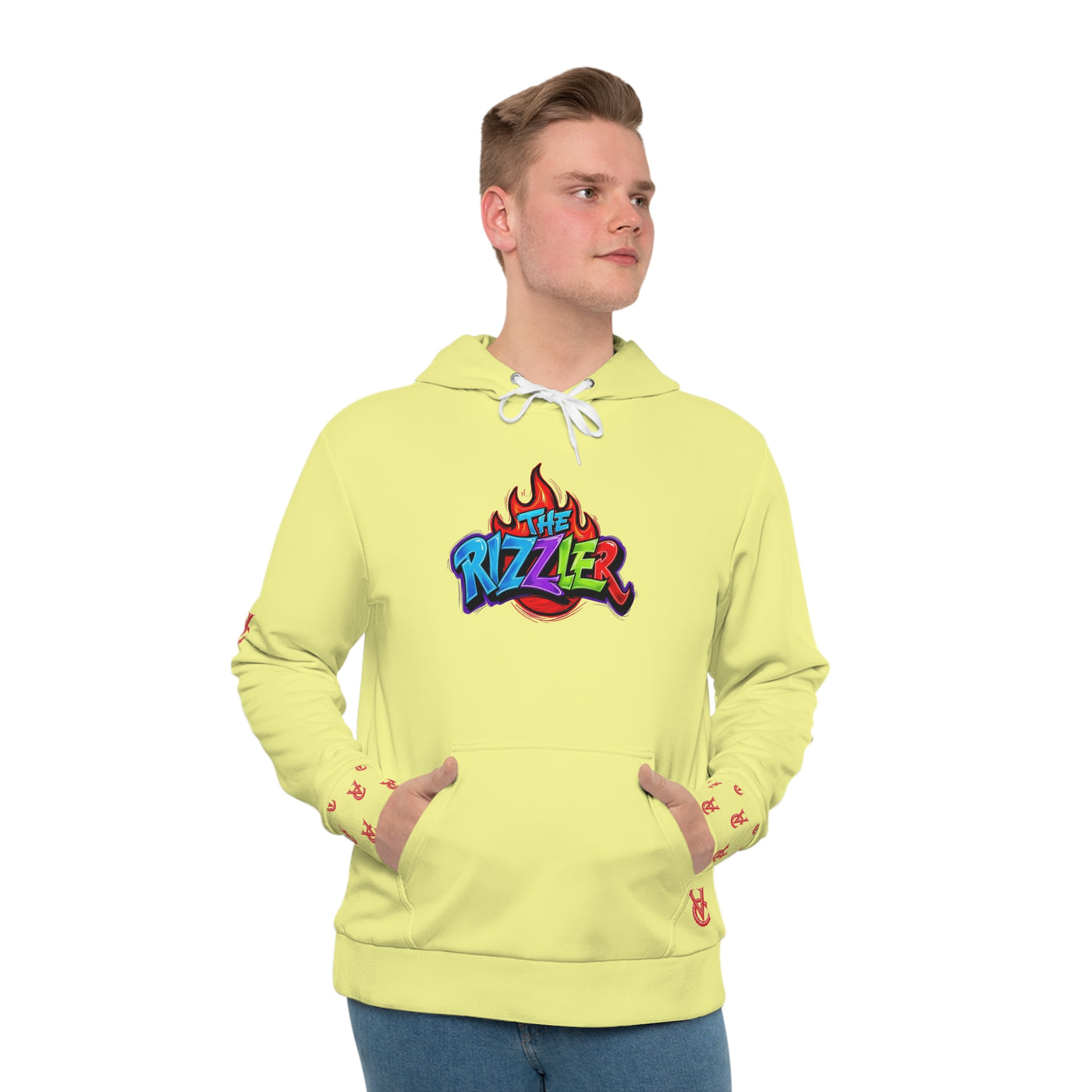 Men's The Rizzler Hoodie, Vivid Creations Graphic Hooded Sweatshirt