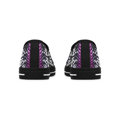 Stylish Women's Low Top Sneakers with Bold Pattern