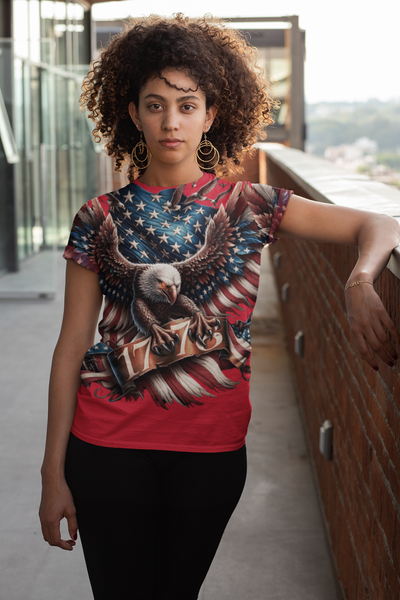 American Flag W/ Eagle T-shirt