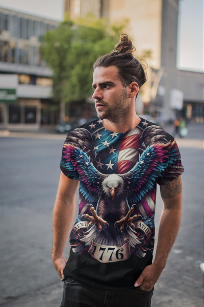 American Flag W/ Eagle T-shirt